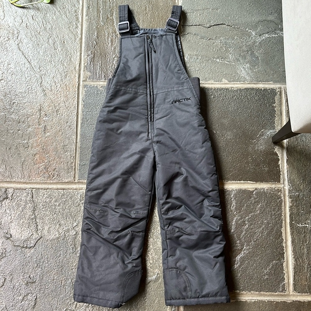 Arctix 4T Size 4 Boys Bib Style Zip Front Insulated Snow Pants